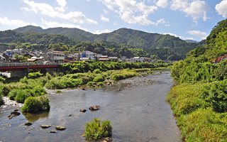 写真：日野川